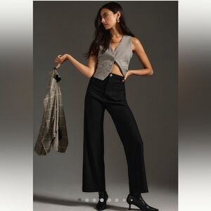 The Colette Full-Length Wide-Leg Pants by Maeve-blk-25-NWT